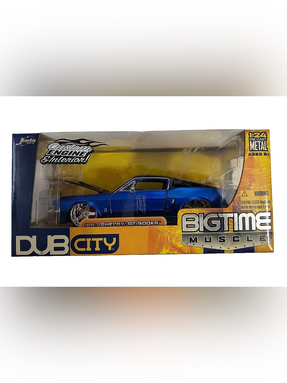 Jada Toys 1/24 Dub City Bigtime Muscle Ford Mustang Shelby GT-500KR die cast